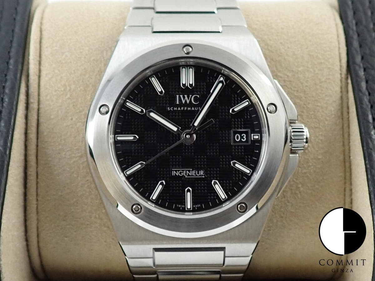 IWC インヂュニア オートマティック 40 Ref.IW328901 ブラック文字盤 極美品 WRC1S112
