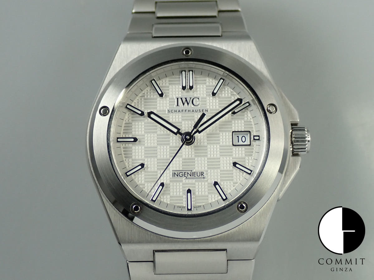 IWC インヂュニア オートマティック 40 Ref.IW328902 ホワイト文字盤 美品 68T05069