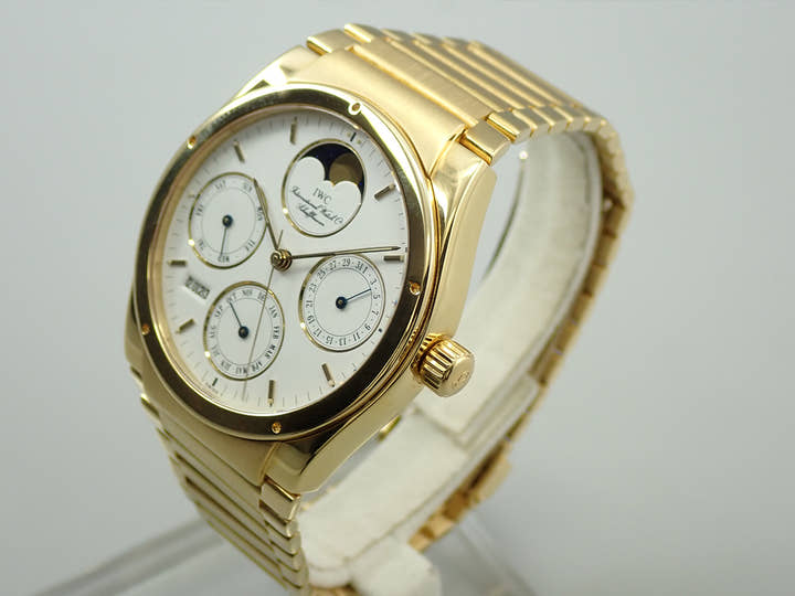 IWC インヂュニア パーペチュアルカレンダー Ref.IW9240 ホワイト文字盤 美品 HA152853