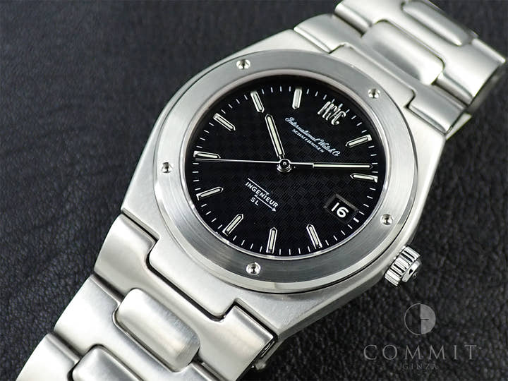 IWC インヂュニア SL Ref.1832 ブラック文字盤 美品 S1AASJ11