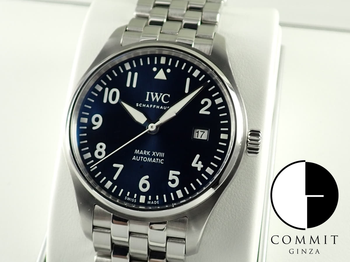 IWC パイロットウォッチ Ref.IW327010 ブルー文字盤 美品 iwc-11