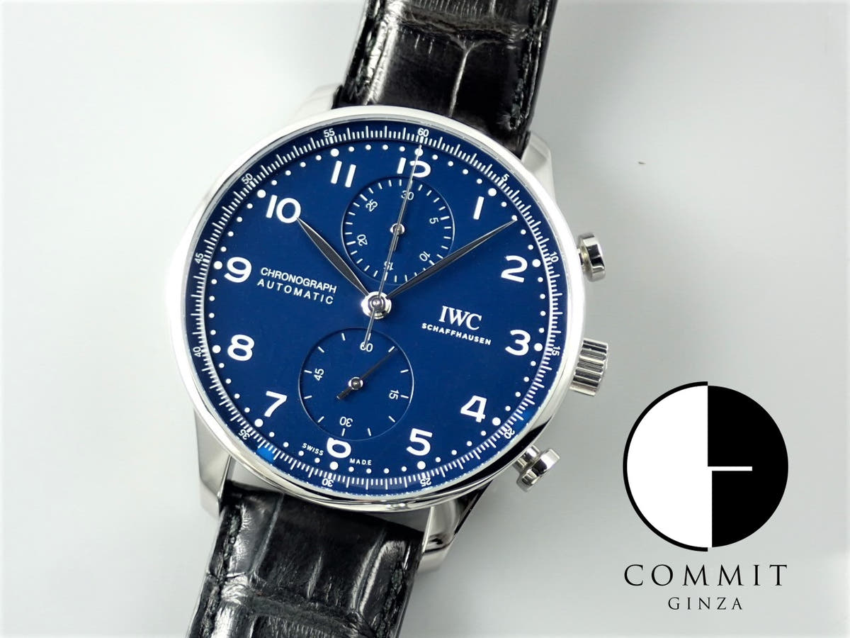 IWC ポルトギーゼ Ref.IW371601 ブルー文字盤 美品 iwc-12
