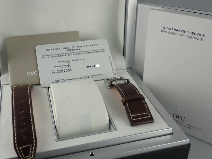 IWC パイロットウォッチ Ref.IW377713 ブラウン文字盤 中古 iwc-3