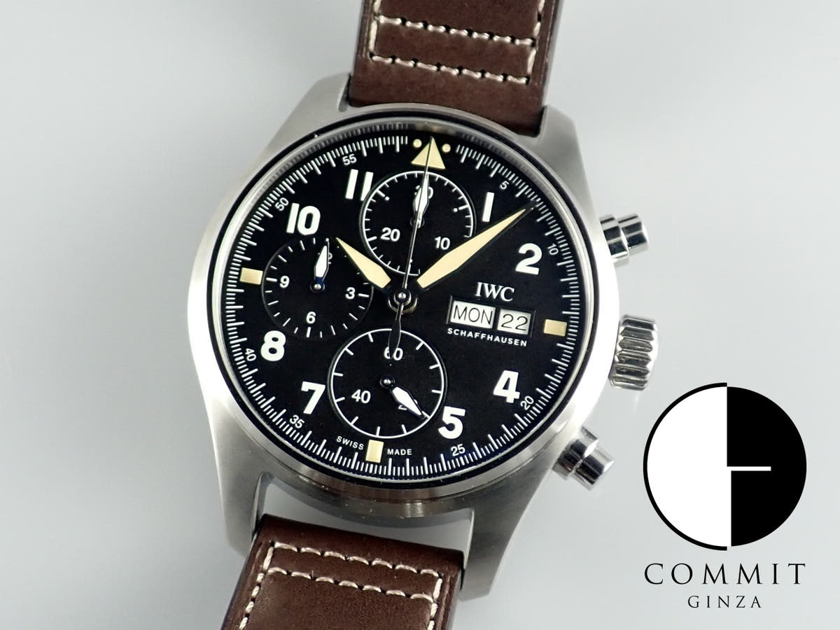 IWC パイロットウォッチ Ref.IW387903 ブラック文字盤 中古 iwc-6