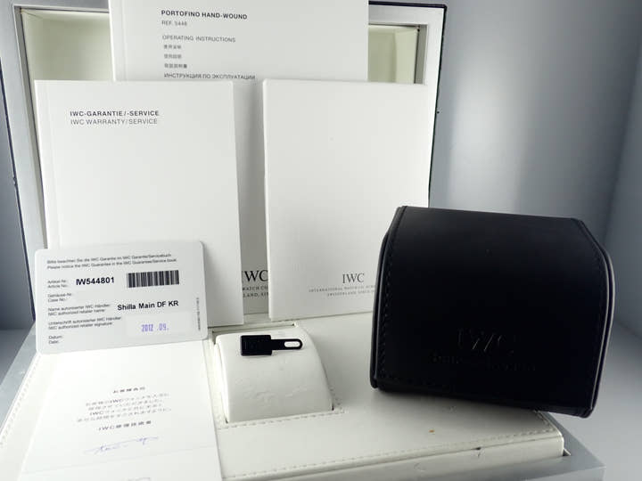 IWC ヴィンテージコレクション ポートフィノ Ref.IW544801 ブラック文字盤 中古 X5QZA6R9