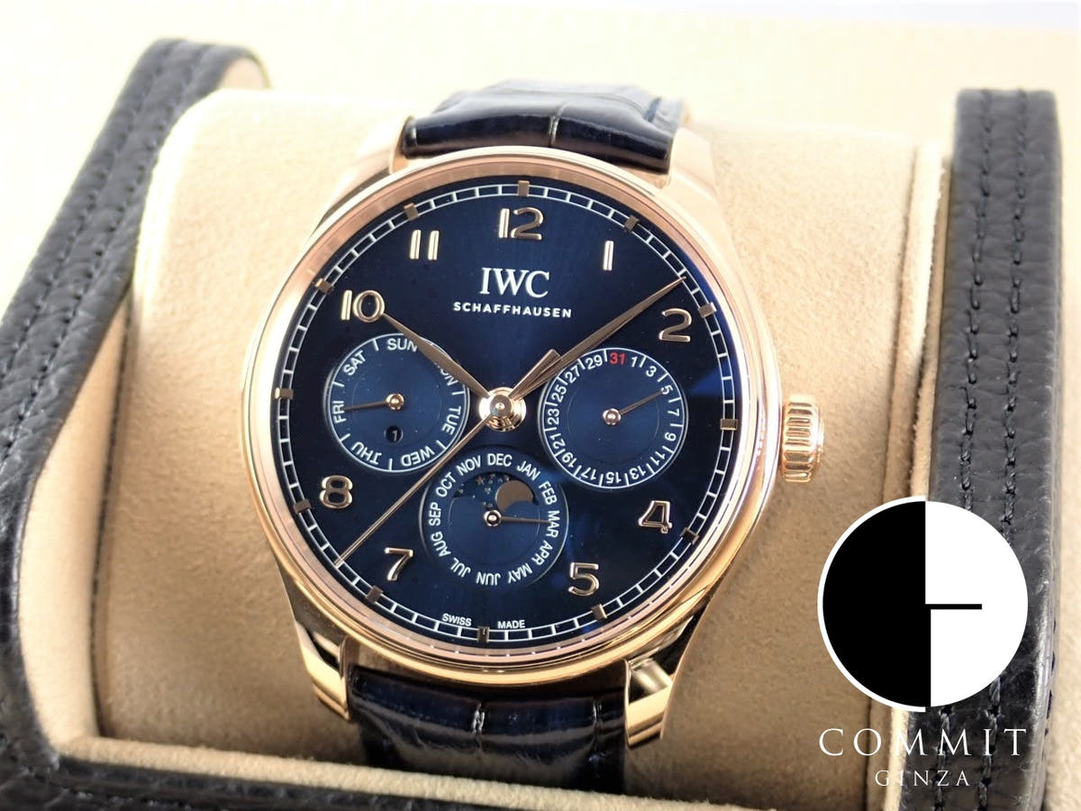 IWC ポルトギーゼ Ref.IW344205 ブルー文字盤 中古 iwc-9