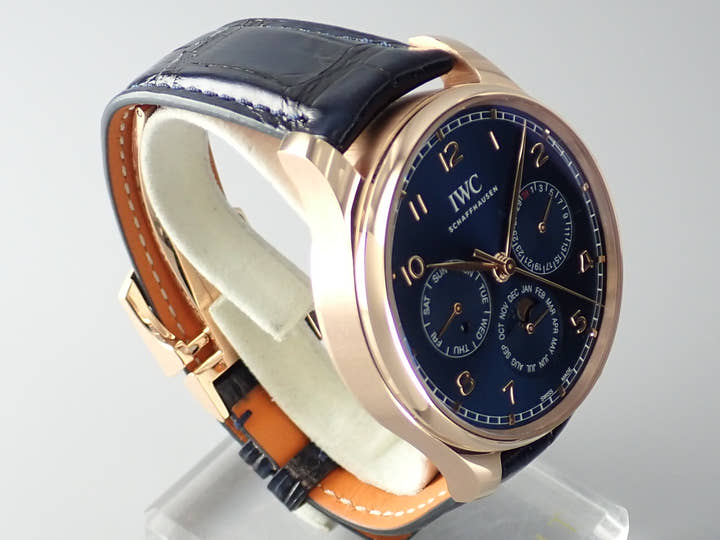 IWC ポルトギーゼ Ref.IW344205 ブルー文字盤 中古 iwc-9