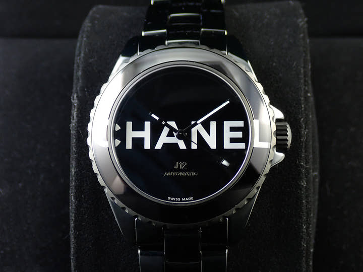 シャネル J12 ウォンテッド ドゥ シャネル Ref.H7418 ブラック文字盤 極美品 Y35708SL