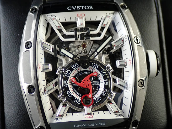 クストス チャレンジ ジェットライナー2 Ref.CVT-JET2-PS スケルトン文字盤 中古 X8TYPJYM