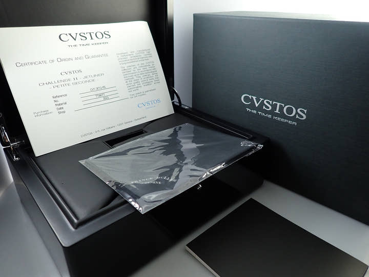 クストス チャレンジ ジェットライナー2 Ref.CVT-JET2-PS スケルトン文字盤 中古 X8TYPJYM