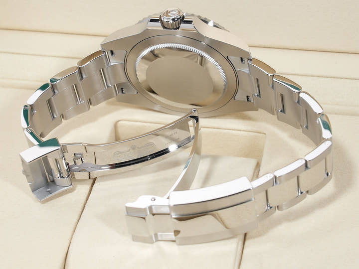 Rolex GMT-Master II Ref. 126710GRNR Stainless Steel Black Dial Oyster Bracelet Unused jr8v29g5