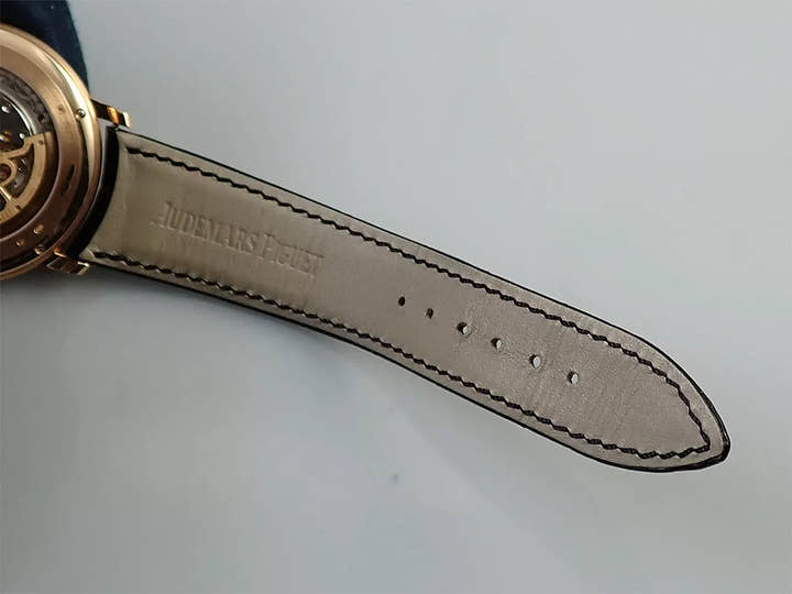 オーデマピゲ ジュール オーデマ エクストラシン Ref.15180OR.OO.A002CR.01 ピンクゴールド ブラック文字盤