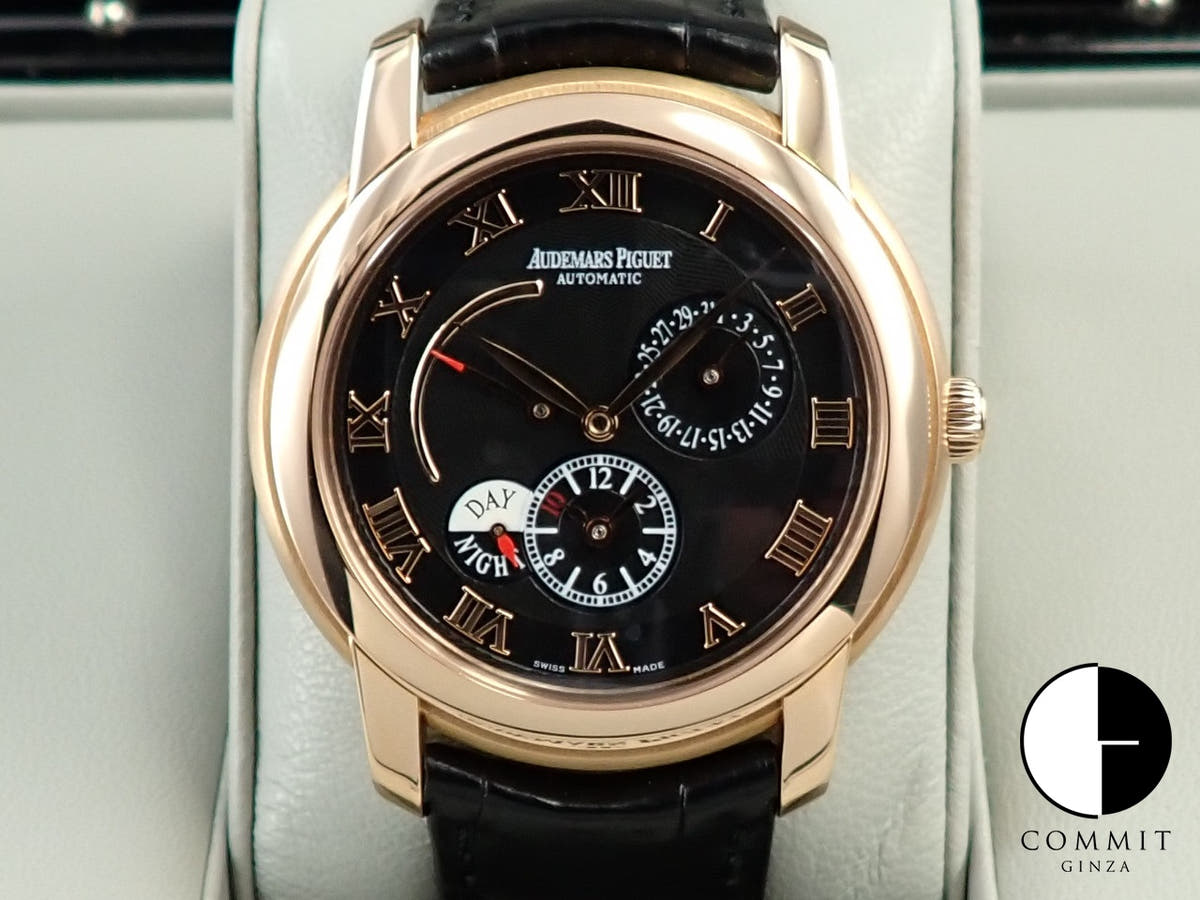 オーデマピゲ ジュール オーデマ クイーンエリザベスII世カップ 2008 Ref.26254OR.OO.D002CR.01 ピンクゴールド ブラック文字盤