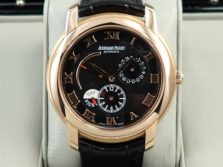 オーデマピゲ ジュール オーデマ クイーンエリザベスII世カップ 2008 Ref.26254OR.OO.D002CR.01 ピンクゴールド ブラック文字盤