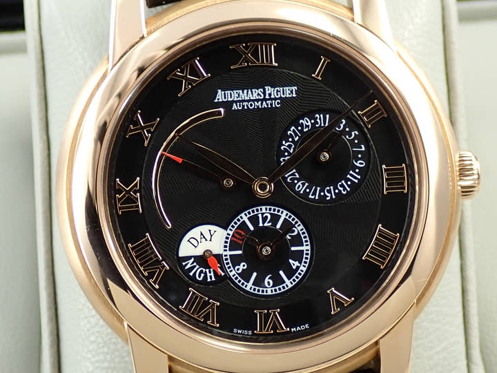 オーデマピゲ ジュール オーデマ クイーンエリザベスII世カップ 2008 Ref.26254OR.OO.D002CR.01 ピンクゴールド ブラック文字盤