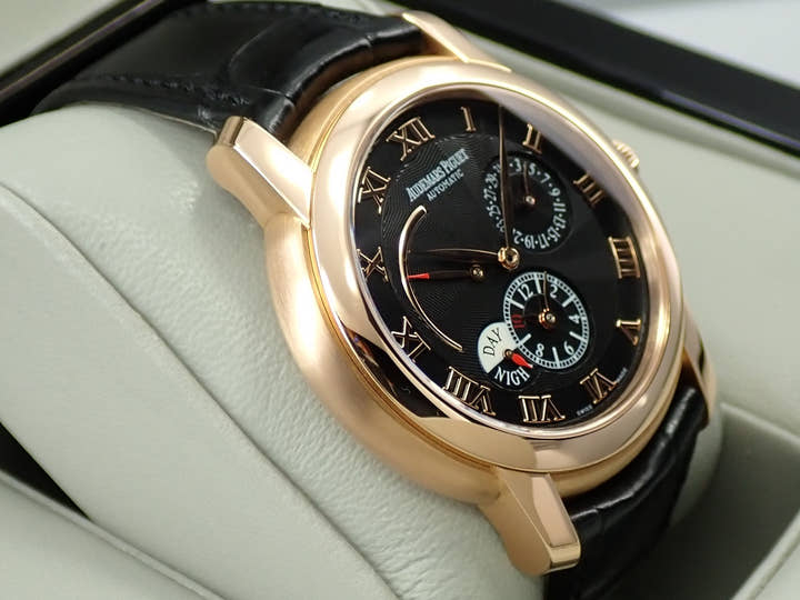 オーデマピゲ ジュール オーデマ クイーンエリザベスII世カップ 2008 Ref.26254OR.OO.D002CR.01 ピンクゴールド ブラック文字盤