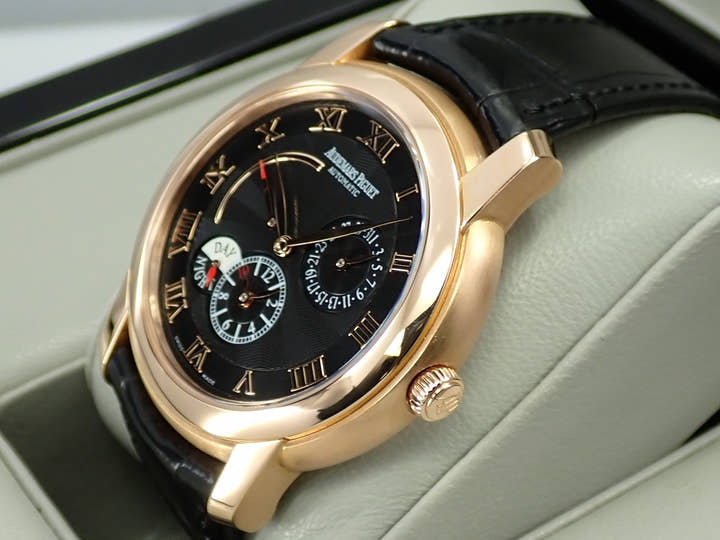 オーデマピゲ ジュール オーデマ クイーンエリザベスII世カップ 2008 Ref.26254OR.OO.D002CR.01 ピンクゴールド ブラック文字盤