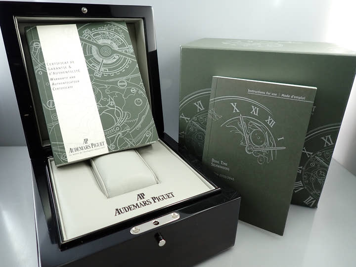 オーデマピゲ ジュール オーデマ クイーンエリザベスII世カップ 2008 Ref.26254OR.OO.D002CR.01 ピンクゴールド ブラック文字盤