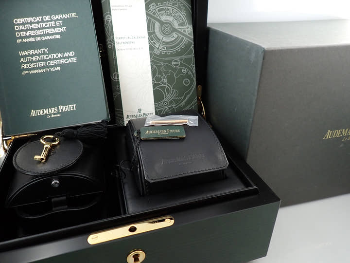 オーデマピゲ ジュール オーデマ パーペチュアルカレンダー Ref.26390OR.OO.D093CR.01 ピンクゴールド ブラウン文字盤