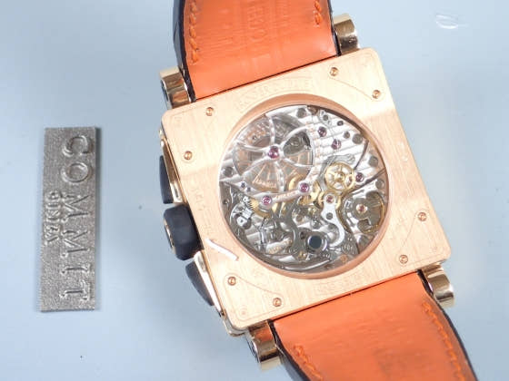 ロジェデュブイ キングスクエア Ref.KS40-78-51-00/0OR00/B オレンジ文字盤 中古 kingsquare