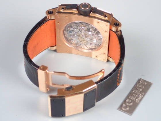 ロジェデュブイ キングスクエア Ref.KS40-78-51-00/0OR00/B オレンジ文字盤 中古 kingsquare