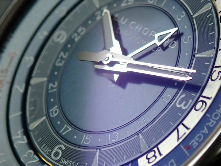 Chopard LUC Time Traveler One Ref.168574-3003 Blue Dial Used HF358412