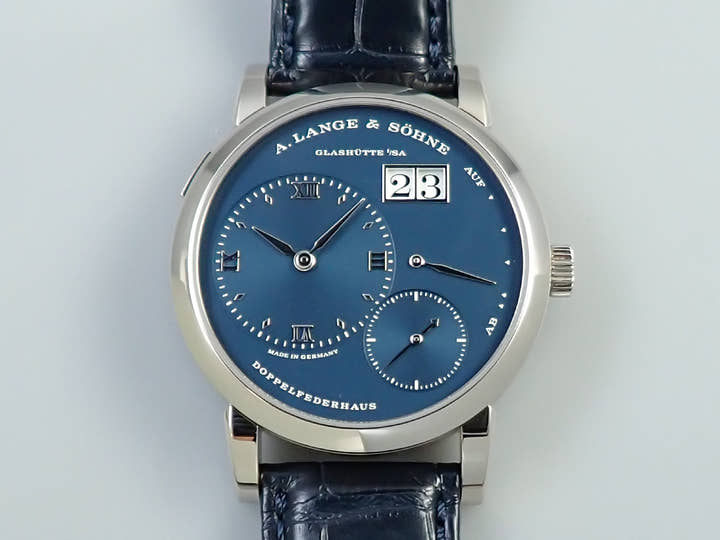 A.ランゲ&ゾーネ ランゲ1 Ref.191.028 ダークブルー文字盤 美品 90887A63