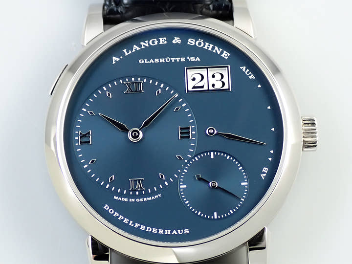 A.ランゲ&ゾーネ ランゲ1 Ref.191.028 ダークブルー文字盤 美品 90887A63