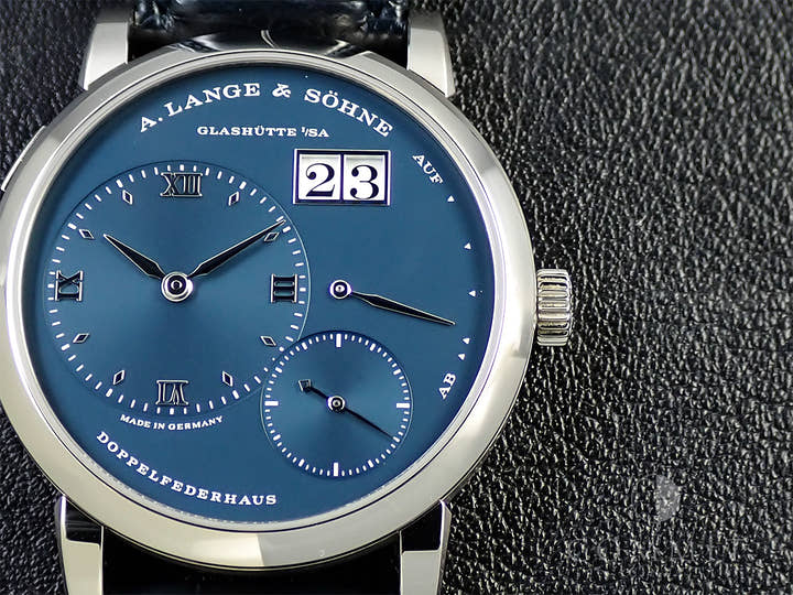 A.ランゲ&ゾーネ ランゲ1 Ref.191.028 ダークブルー文字盤 美品 90887A63