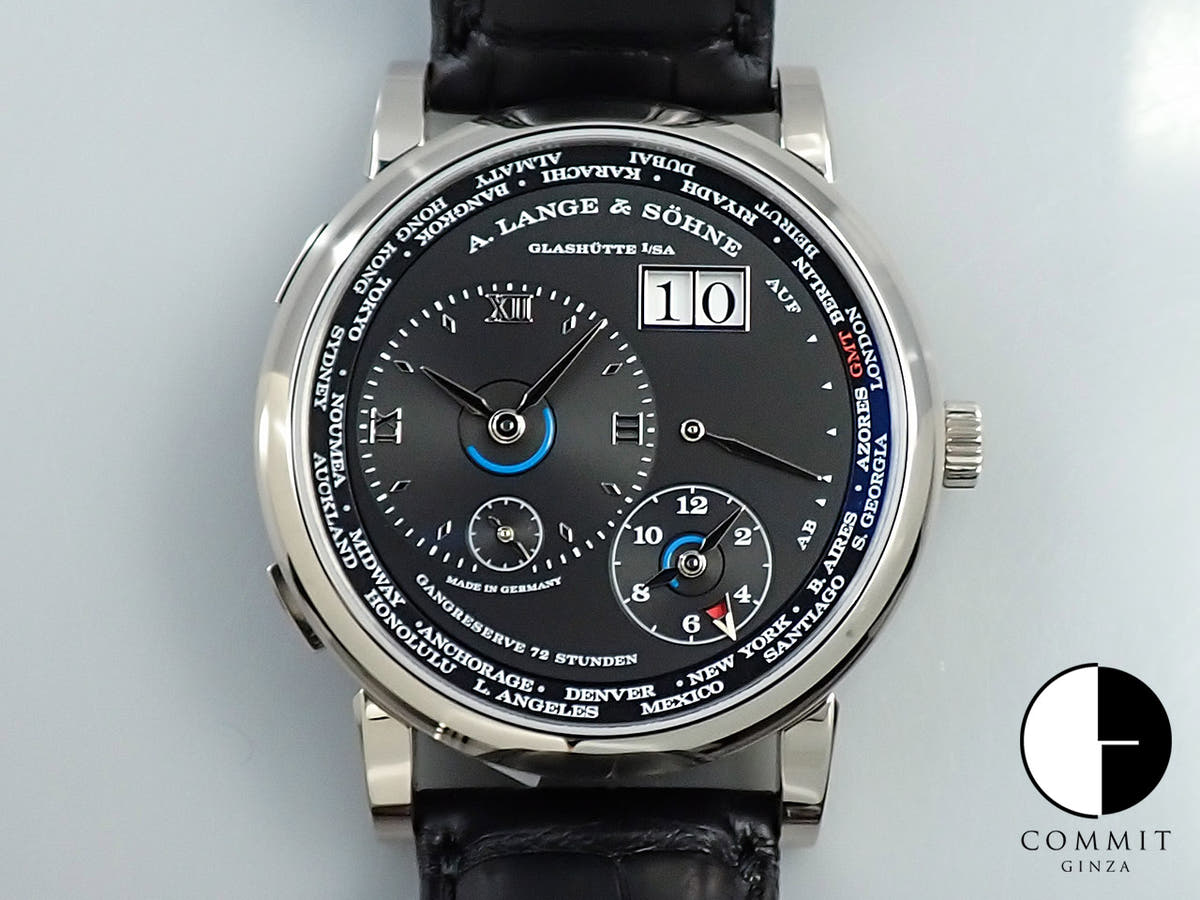 A.ランゲ&ゾーネ ランゲ1 タイムゾーン Ref.136.029 ブラック文字盤 美品 4265FJ6M