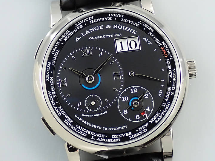 A.ランゲ&ゾーネ ランゲ1 タイムゾーン Ref.136.029 ブラック文字盤 美品 4265FJ6M