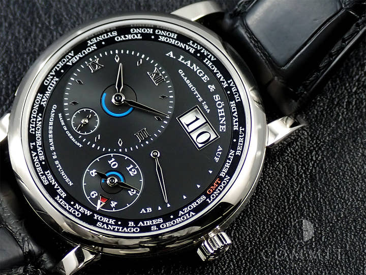 A.ランゲ&ゾーネ ランゲ1 タイムゾーン Ref.136.029 ブラック文字盤 美品 4265FJ6M