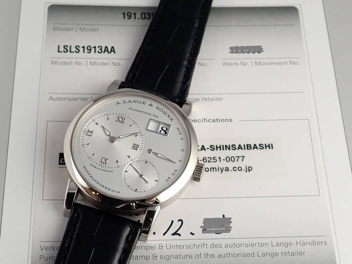 A.ランゲ&ゾーネ ランゲ1 Ref.191.039 シルバー文字盤 中古 lange1-12