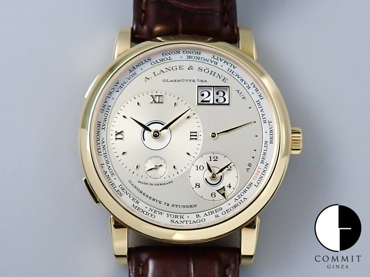 A.ランゲ&ゾーネ ランゲ1 タイムゾーン Ref.136.021 シルバー文字盤 中古 T9Z5ZT56