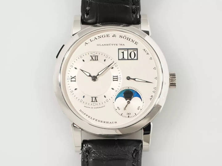 A. Lange & Söhne Lange 1 Moon Phase Ref.192.025 Silver Dial Good Condition Pre-Owned 0K024956