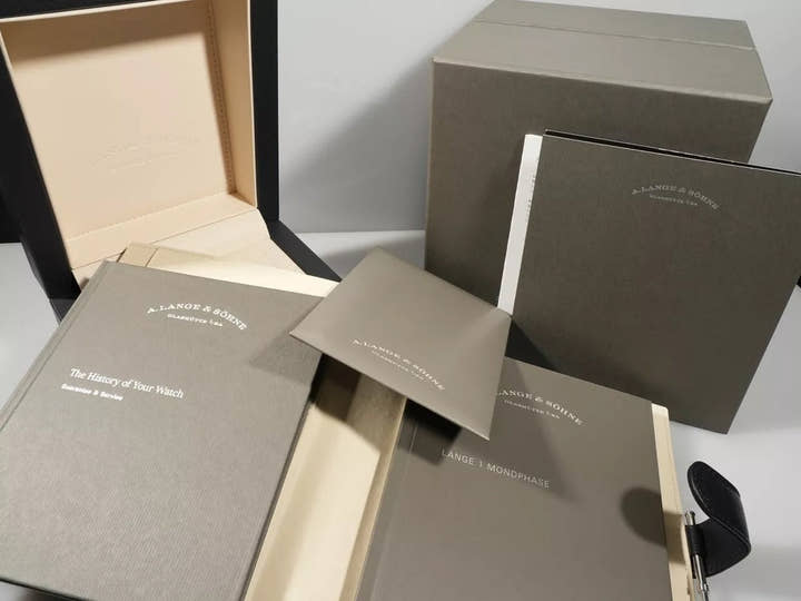 A. Lange & Söhne Lange 1 Moon Phase Ref.192.025 Silver Dial Good Condition Pre-Owned 0K024956