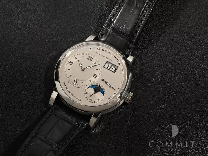 A. Lange & Söhne Lange 1 Moon Phase Ref.192.025 Silver Dial Good Condition Pre-Owned 0K024956