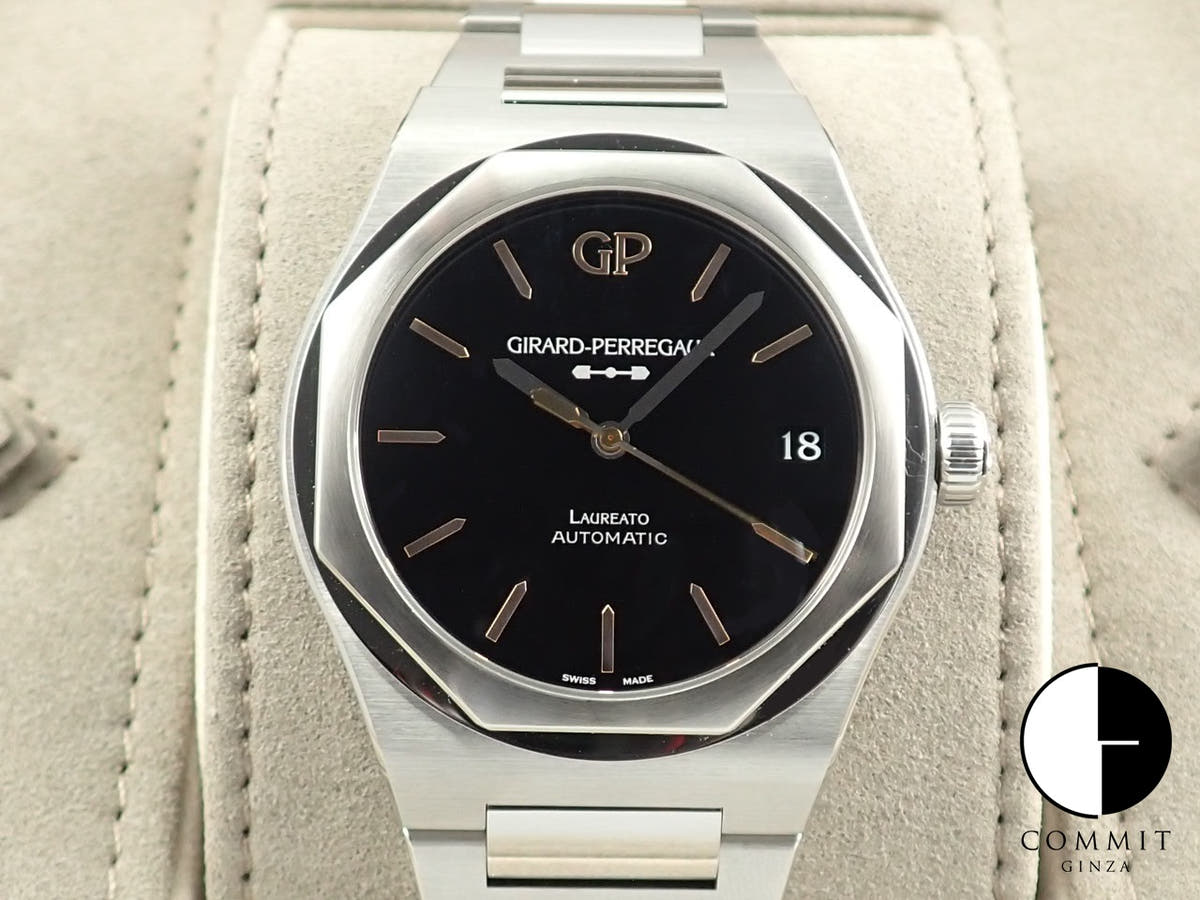 Girard-Perregaux Laureato Infinity Edition Ref.81010-11-635-11A Onyx Dial Good Condition 7T1T5JXW