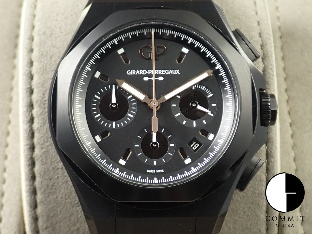 Girard-Perregaux Laureato Absolute Gold Fever Ref.81060-21-492-FH3A Black Dial Very Good Condition S85SM064