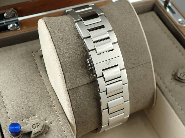 ジラールペルゴ ロレアート Ref.81000-11-431-11A ブルー文字盤 美品 4CT7247W