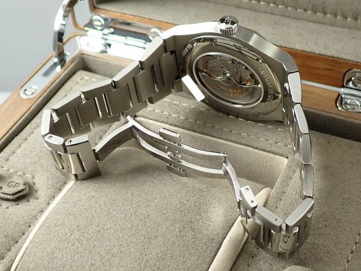 ジラールペルゴ ロレアート Ref.81000-11-431-11A ブルー文字盤 美品 4CT7247W