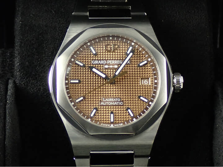 ジラールペルゴ ロレアート Ref.81005-11-3154-1CM コッパー文字盤 中古 J8ZRHVAP