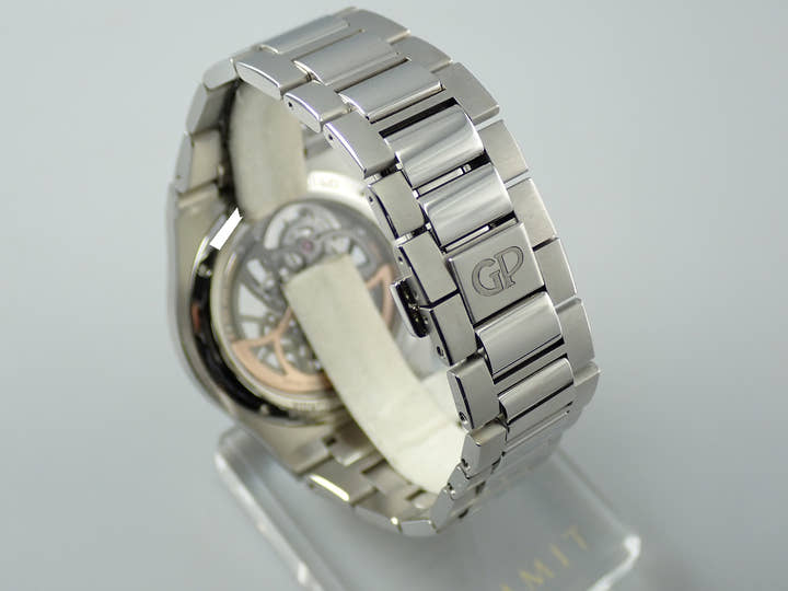 ジラールペルゴ ロレアート スケルトン Ref.81015-11-001-11A スケルトン文字盤 極美品 8S4P25CP