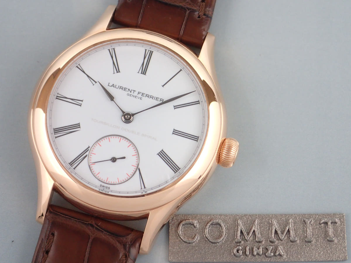 ローランフェリエ ガレクラシックトゥールビヨン Ref.LCF001.R5.E10.1 ホワイト文字盤 未使用 laurent-ferrier