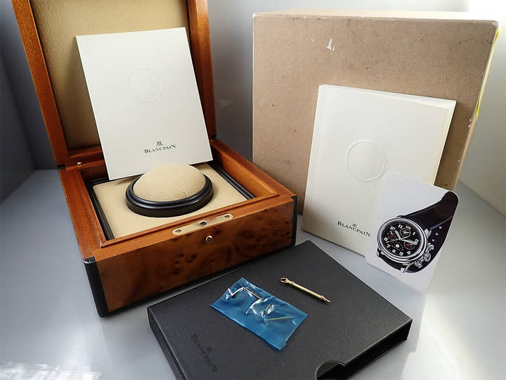 ブランパン レマン トリプルカレンダー ムーンフェイズ Ref.B3563 3618 A53 シルバー文字盤 美品 4UU87A53