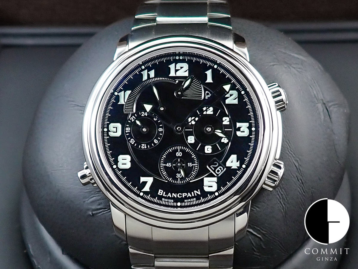 ブランパン レマン GMTアラーム Ref.2041-1130M-71 ブラック文字盤 中古 WSUT3K06