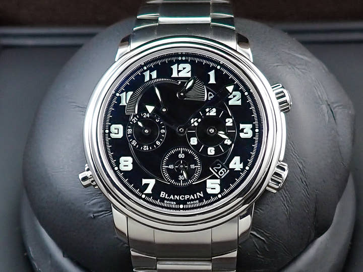 ブランパン レマン GMTアラーム Ref.2041-1130M-71 ブラック文字盤 中古 WSUT3K06