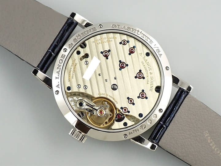 A.ランゲ&ゾーネ リトル ランゲ1 ムーンフェイズ Ref.182.086 ブルー文字盤 未使用 K1008955