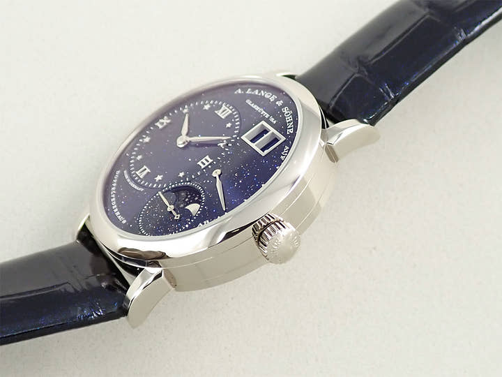 A.ランゲ&ゾーネ リトル ランゲ1 ムーンフェイズ Ref.182.086 ブルー文字盤 未使用 K1008955