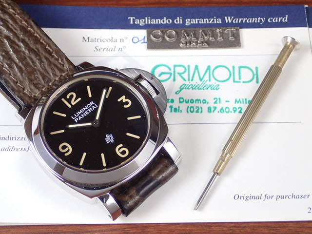 Panerai Luminor Ref.5218-201/A Black Dial Used logo